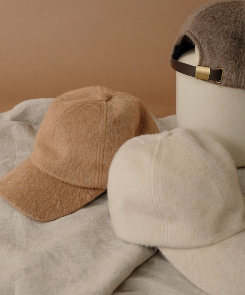 Bab（バブ）の「【WEB限定】シャギーキャップ（キャップ・レディース・ダークブラウン/サンドベージュ/キャメル・ONESIZE）」の13枚目の写真