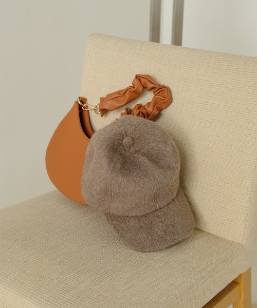 Bab（バブ）の「【WEB限定】シャギーキャップ（キャップ・レディース・ダークブラウン/サンドベージュ/キャメル・ONESIZE）」の11枚目の写真