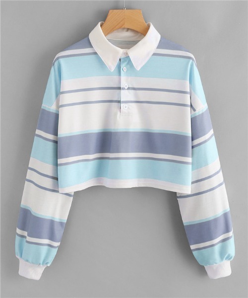 ボーダーポロシャツ【MAISON SPECIAL】 SALE】Border Polo Shirt