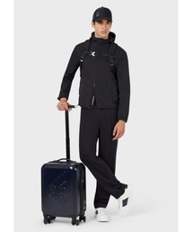 EMPORIO ARMANI | 【エンポリオ アルマーニ】キャリーオンバッグ ABS製 オーバーサイズ エンボスイーグル(スーツケース/キャリーバッグ)
