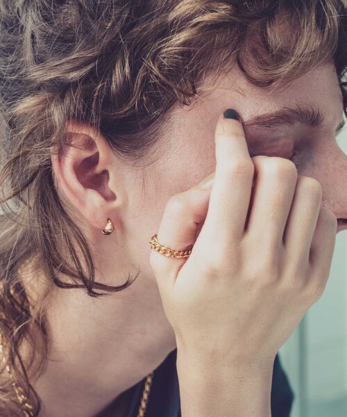 and cloud（アンドクラウド）の「Gradation Ring S（リング・レディース・イエローゴールド/シルバー/ブラック・LL/M）」の19枚目の写真