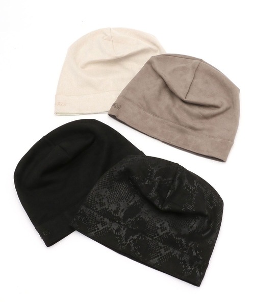 NICOLE CLUB FOR MEN（ニコルクラブフォーメン）の「ポンチスウェードワッチ（ニットキャップ/ビーニー・メンズ・ライトベージュ/ブラック系その他/グレー系その他/ブラック・FREE）」の9枚目の写真