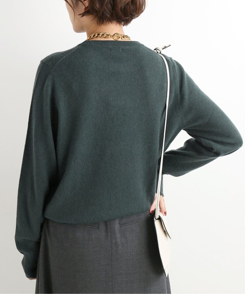 IENA（イエナ）の「カシミヤクルーネックプルオーバー◆（ニット/セーター・レディース・グレー/ナチュラル/ネイビー/ピンク・FREE）」の7枚目の写真