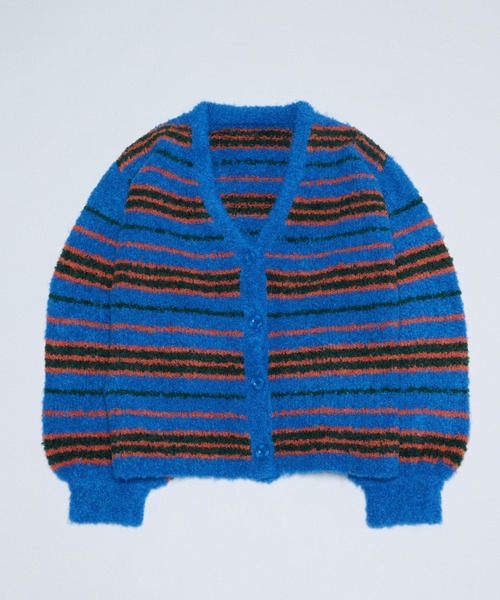 WHO'S WHO gallery（フーズフーギャラリー）の「ブークレボーダーカーデ（カーディガン/ボレロ・レディース・ブラック/パープル/オフホワイト/ブルー・FREE）」の22枚目の写真