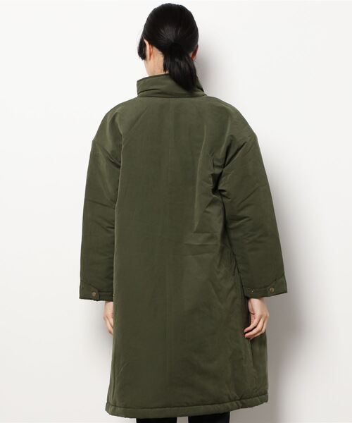 Lugnoncure（ルノンキュール）の「スタンドカラーミリタリ－コート（その他アウター・レディース・カーキ/チャコール・ﾌﾘ-）」の3枚目の写真