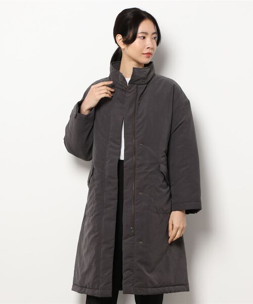 Lugnoncure（ルノンキュール）の「スタンドカラーミリタリ－コート（その他アウター・レディース・カーキ/チャコール・ﾌﾘ-）」の7枚目の写真