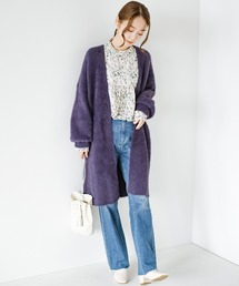 あなたのにおいがうつって嬉しくなった 今日もこっそり置いて帰ろうかな サッと羽織って色っぽいフェイクファーカーディガン by you made me