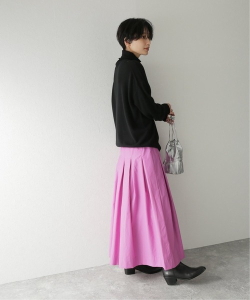 JOURNAL STANDARD（ジャーナルスタンダード）の「メンナイロン ダンプスカート（スカート・レディース・ブラック/ピンク・38/36）」の11枚目の写真