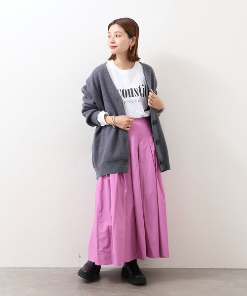 JOURNAL STANDARD（ジャーナルスタンダード）の「メンナイロン ダンプスカート（スカート・レディース・ブラック/ピンク・38/36）」の22枚目の写真