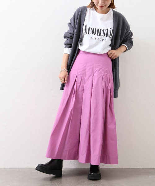 JOURNAL STANDARD（ジャーナルスタンダード）の「メンナイロン ダンプスカート（スカート・レディース・ブラック/ピンク・38/36）」の19枚目の写真