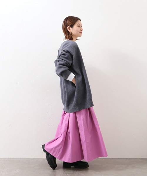 JOURNAL STANDARD（ジャーナルスタンダード）の「メンナイロン ダンプスカート（スカート・レディース・ブラック/ピンク・38/36）」の21枚目の写真