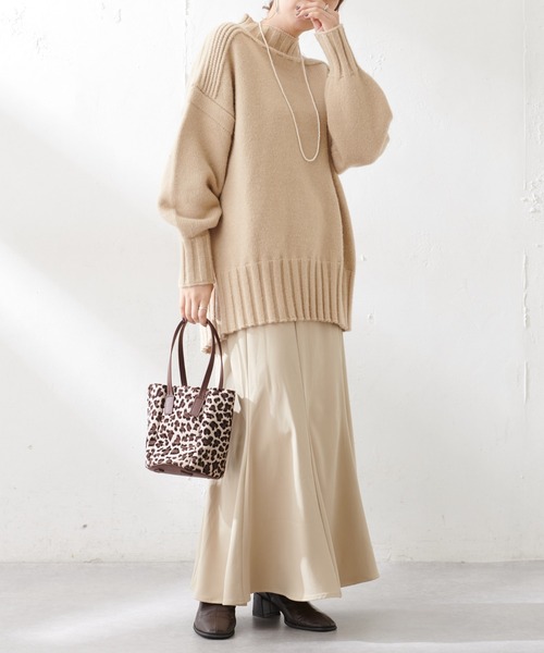 DISCOAT(ディスコート)の「【WEB限定】カラーマーメードスカート(スカート・レディース・ブラック/ブラウン/モカ/ライトベージュ/グリーン/イエロー/ミント/グレー・FREE)」の17枚目の写真