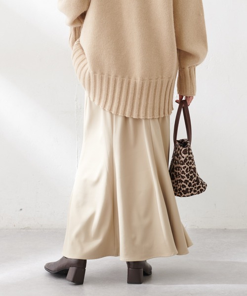 DISCOAT(ディスコート)の「【WEB限定】カラーマーメードスカート(スカート・レディース・ブラック/ブラウン/モカ/ライトベージュ/グリーン/イエロー/ミント/グレー・FREE)」の11枚目の写真