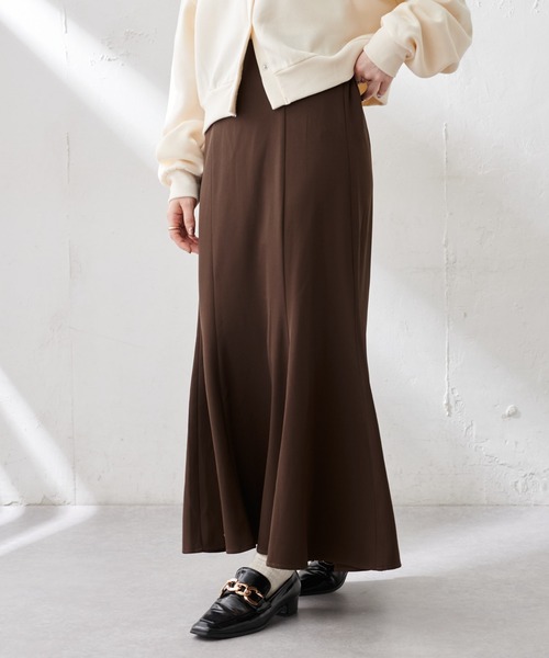 DISCOAT(ディスコート)の「【WEB限定】カラーマーメードスカート(スカート・レディース・ブラック/ブラウン/モカ/ライトベージュ/グリーン/イエロー/ミント/グレー・FREE)」の21枚目の写真