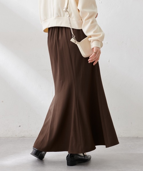 DISCOAT(ディスコート)の「【WEB限定】カラーマーメードスカート(スカート・レディース・ブラック/ブラウン/モカ/ライトベージュ/グリーン/イエロー/ミント/グレー・FREE)」の14枚目の写真