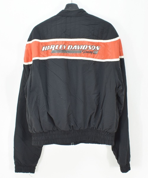 Harley-Davidson(ハーレーダビッドソン)の「【ヴィンテージ古着】Harley-Davidson/ハーレーダビッドソン フルジップジャケット USA製(ブルゾン・メンズ・ブラック・X-LARGE)」の4枚目の写真