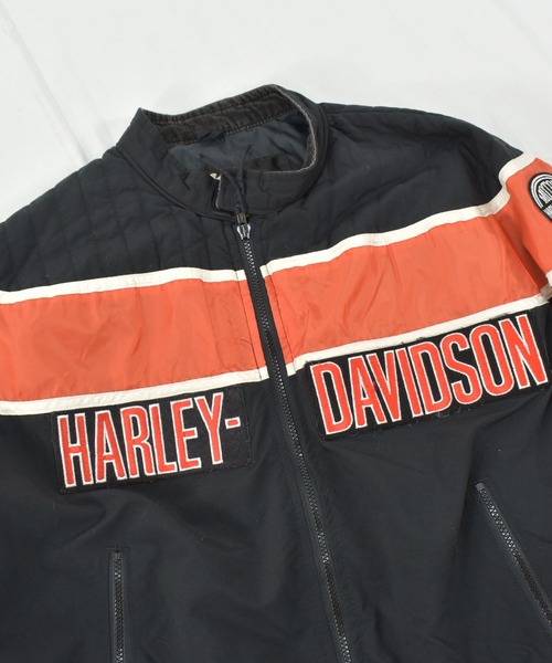 Harley-Davidson(ハーレーダビッドソン)の「【ヴィンテージ古着】Harley-Davidson/ハーレーダビッドソン フルジップジャケット USA製(ブルゾン・メンズ・ブラック・X-LARGE)」の6枚目の写真