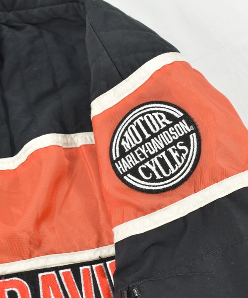 Harley-Davidson(ハーレーダビッドソン)の「【ヴィンテージ古着】Harley-Davidson/ハーレーダビッドソン フルジップジャケット USA製(ブルゾン・メンズ・ブラック・X-LARGE)」の7枚目の写真