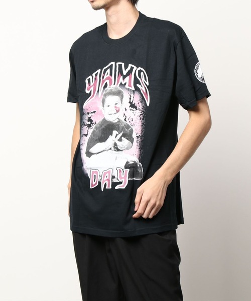 Evae mob（エヴァーモブ）の「A$APMOB/エイサップモブ/YoungYams T-Shirt/プリントTシャツ（Tシャツ/カットソー・メンズ・ホワイト/ブラック・MEDIUM/LARGE/X-LARGE）」の8枚目の写真