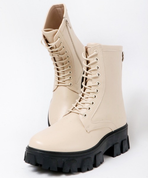 【セール】LOVEHUNTER 厚底レースアップブーツ（ブーツ）｜LOVEHUNTER（ラブハンター）
