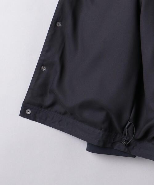 EN ROUTE（アンルート）の「＜EN ROUTE（アンルート）＞ ナイロン/ポリウレタン ツイル ノーカラー ブルゾン（ブルゾン・メンズ・ブラック/ネイビー・1/2/3）」の13枚目の写真