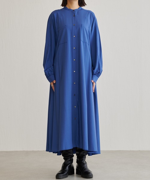 BONbazaar（ボンバザール）の「イレヘムワンピース（ワンピース・レディース・ライトベージュ/ブルー・FREE）」の7枚目の写真