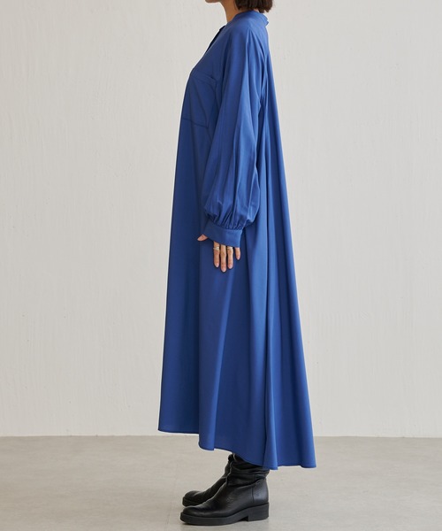 BONbazaar（ボンバザール）の「イレヘムワンピース（ワンピース・レディース・ライトベージュ/ブルー・FREE）」の16枚目の写真