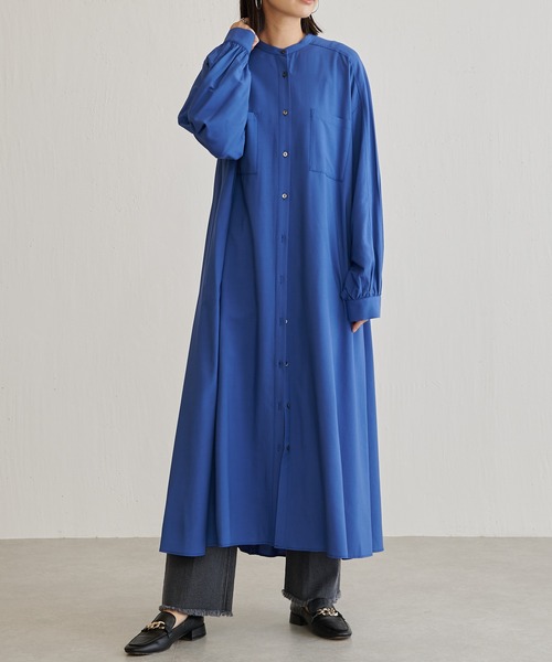 BONbazaar（ボンバザール）の「イレヘムワンピース（ワンピース・レディース・ライトベージュ/ブルー・FREE）」の19枚目の写真