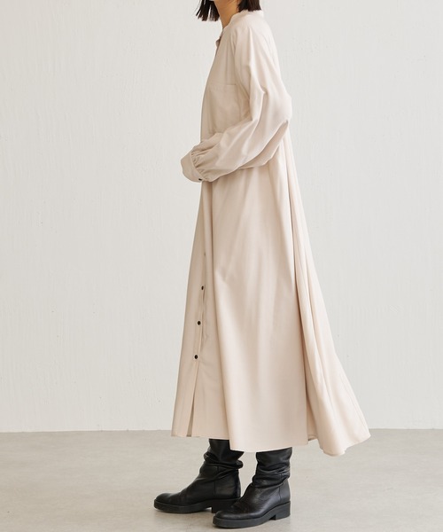 BONbazaar（ボンバザール）の「イレヘムワンピース（ワンピース・レディース・ライトベージュ/ブルー・FREE）」の8枚目の写真