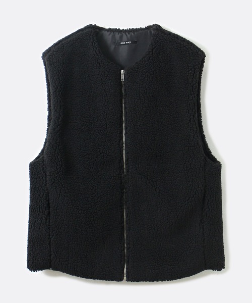 one way（ワンウェイ）の「【oneway】ボアベスト（その他アウター・レディース・ホワイト/ブラック/ダークグリーン・FREE）」の19枚目の写真