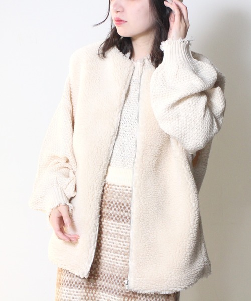 one way（ワンウェイ）の「【oneway】ボアベスト（その他アウター・レディース・ホワイト/ブラック/ダークグリーン・FREE）」の12枚目の写真