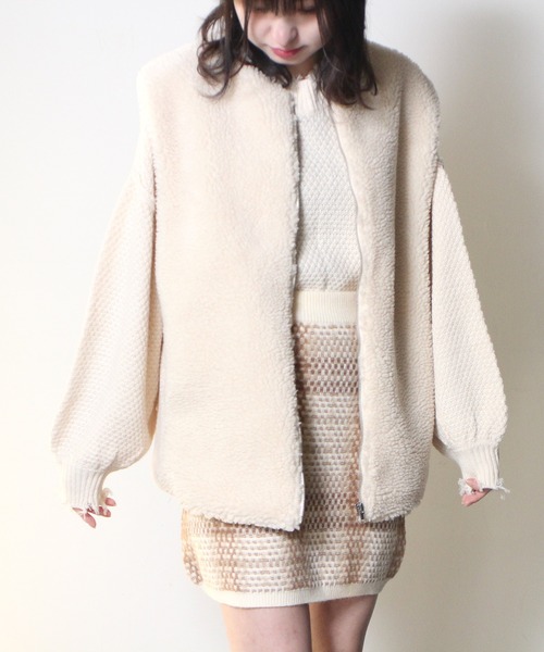 one way（ワンウェイ）の「【oneway】ボアベスト（その他アウター・レディース・ホワイト/ブラック/ダークグリーン・FREE）」の21枚目の写真