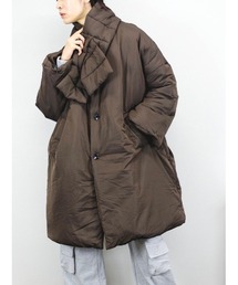 【Chikashitsu +/チカシツプラス】Oversized padding coat/パディング 中綿ジャケット ロングコート オーバーサイズ ペディンコート