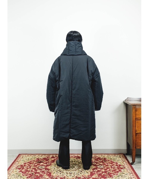 Chikashitsu +(チカシツプラス)の「【Chikashitsu +/チカシツプラス】Oversized padding coat/パディング 中綿ジャケット ロングコート オーバーサイズ ペディンコート(その他アウター・メンズ・ブラック/ブラウン・ONE SIZE)」の15枚目の写真
