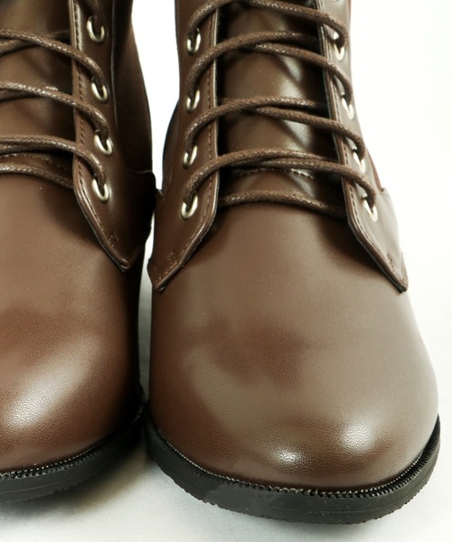 LibertyDoll(リバティードール)の「LibertyDoll 美シルエット レースアップ ニット ブーツ(ブーツ・レディース・ブラック/ダークブラウン/アイボリー・LL/S/M/L)」の15枚目の写真