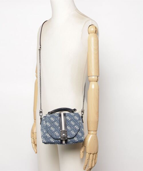 Guess（ゲス）の「KASINTA Mini Top Handle Flap（ハンドバッグ・レディース・インディゴブルー・ONE SIZE）」の14枚目の写真