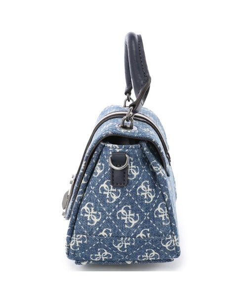 Guess（ゲス）の「KASINTA Mini Top Handle Flap（ハンドバッグ・レディース・インディゴブルー・ONE SIZE）」の4枚目の写真