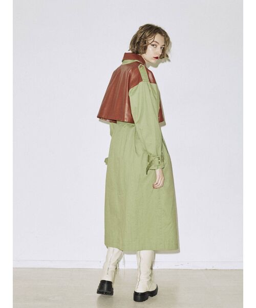 jouetie(ジュエティ)の「ドッキングトレンチコート(トレンチコート・レディース・ブラック/グリーン/ベージュ・MEDIUM)」の17枚目の写真