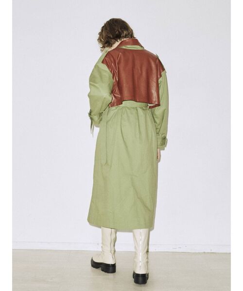 jouetie(ジュエティ)の「ドッキングトレンチコート(トレンチコート・レディース・ブラック/グリーン/ベージュ・MEDIUM)」の18枚目の写真