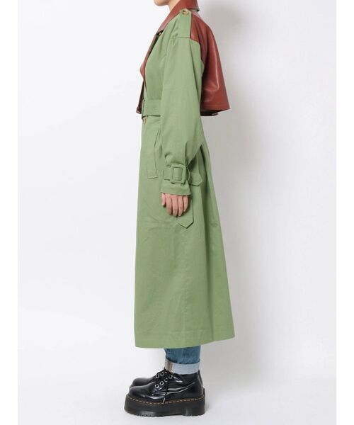 jouetie(ジュエティ)の「ドッキングトレンチコート(トレンチコート・レディース・ブラック/グリーン/ベージュ・MEDIUM)」の21枚目の写真