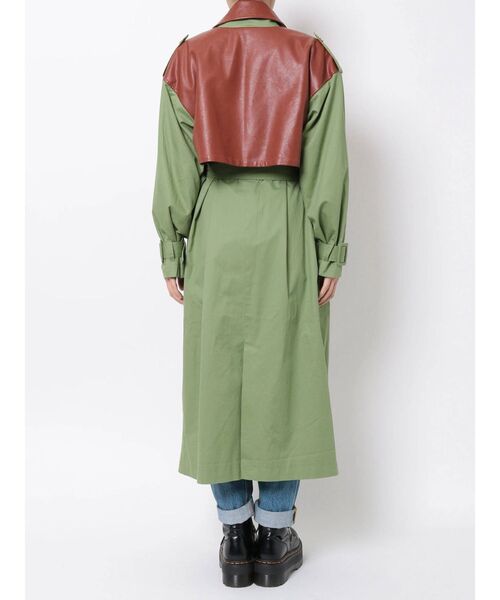 jouetie(ジュエティ)の「ドッキングトレンチコート(トレンチコート・レディース・ブラック/グリーン/ベージュ・MEDIUM)」の22枚目の写真