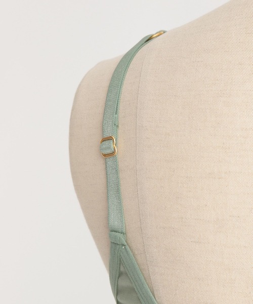 Andemiu（アンデミュウ）の「カップツキキャミ266126（キャミソール・レディース・ブラック/ベージュ/グリーン・FREE）」の8枚目の写真