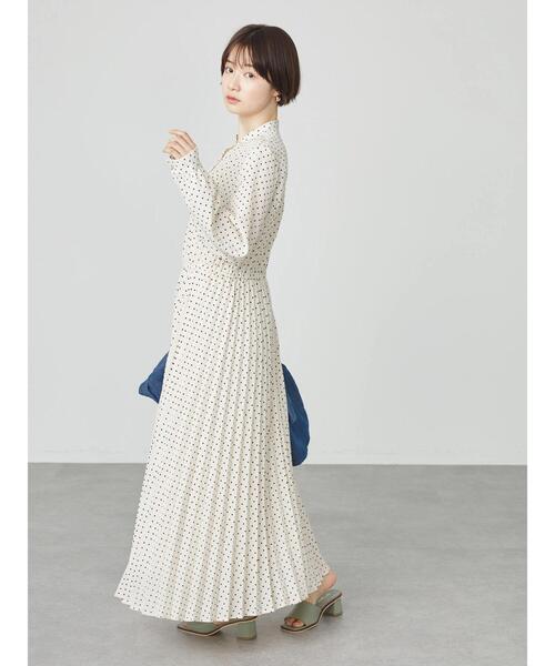 AMERICAN HOLIC（アメリカンホリック）の「スタンドカラープリーツワンピース（ワンピース・レディース・レッド/ドット・M/L）」の19枚目の写真