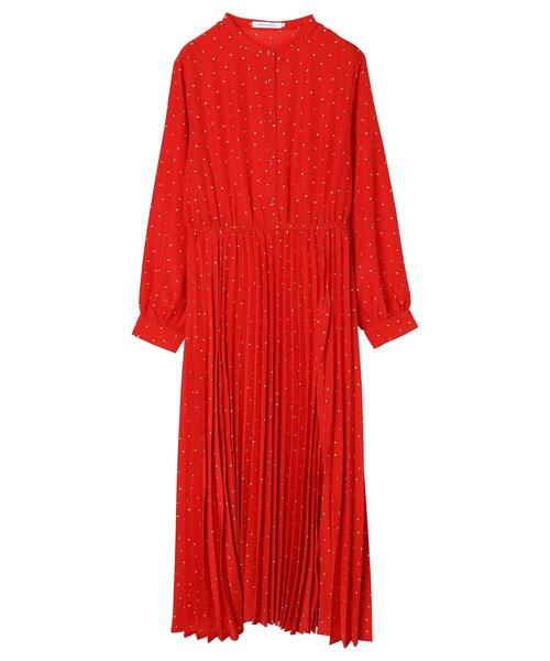 AMERICAN HOLIC（アメリカンホリック）の「スタンドカラープリーツワンピース（ワンピース・レディース・レッド/ドット・M/L）」の21枚目の写真