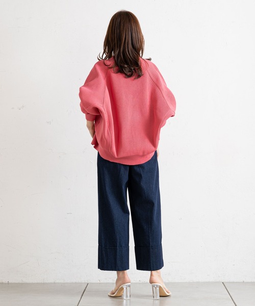 prose verse（プロズヴェール）の「コクーンニットカーディガン（カーディガン/ボレロ・レディース・ネイビー/ピンク/グリーン/アイボリー・ﾌﾘ-）」の22枚目の写真