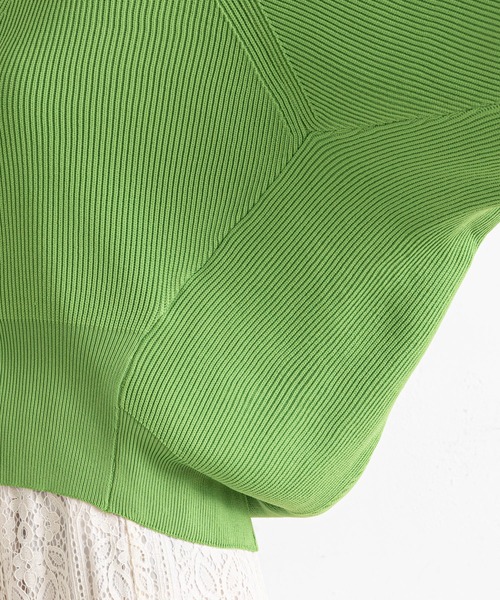 prose verse（プロズヴェール）の「コクーンニットカーディガン（カーディガン/ボレロ・レディース・ネイビー/ピンク/グリーン/アイボリー・ﾌﾘ-）」の19枚目の写真