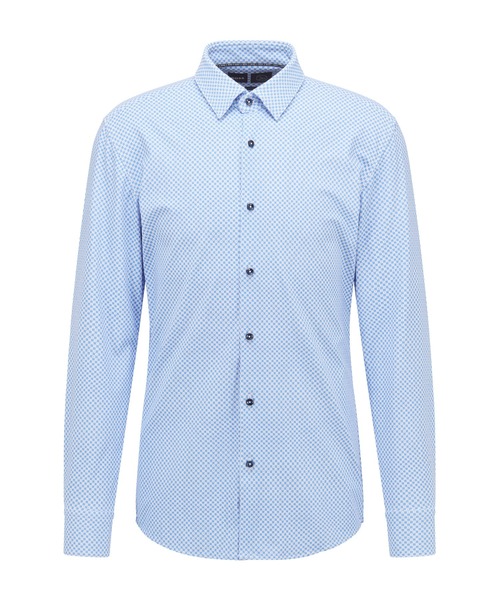 HUGO BOSS ネイビードレスシャツ スリムフィット42サイズ BOSS