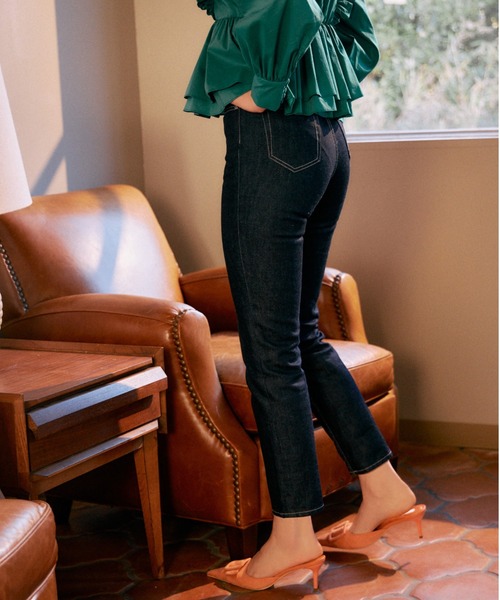 EIMY ISTOIRE（エイミーイストワール）の「ボリュームフリルペプラムブラウス（シャツ/ブラウス・レディース・イエロー/ホワイト/ブラック/グリーン・FREE）」の7枚目の写真