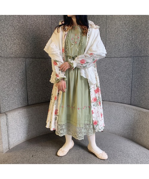 ローズレース使いワンピース ワンピース ワンピース ドレス House Pink Pink House ピンクハウス のファッション