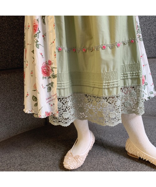 ローズレース使いワンピース